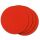 Artikelansicht für 4 Filzuntersetzer, rund, in der Farbe rot.